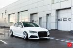 Audi S6 Sedan on Vossen Wheels (CV3R) 2017 года